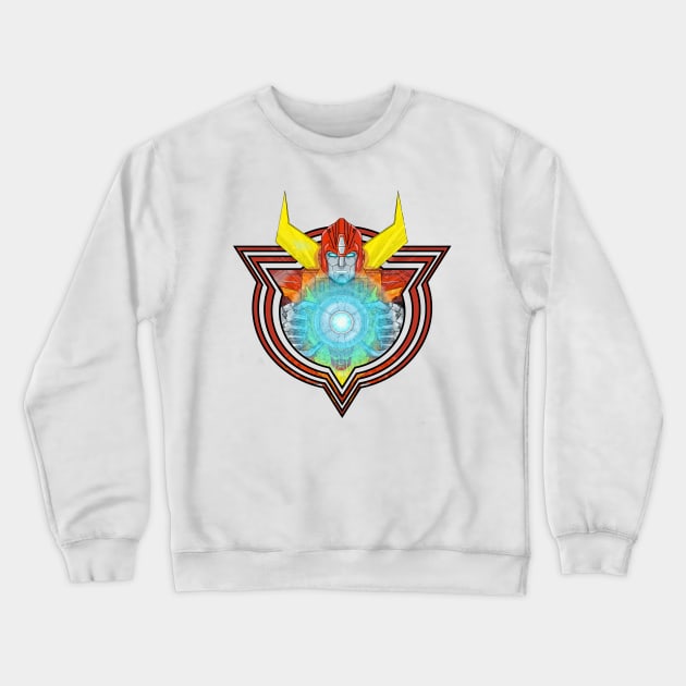 Hot Rod Rodimus Prime Transformers G1 Crewneck Sweatshirt by nicitadesigns